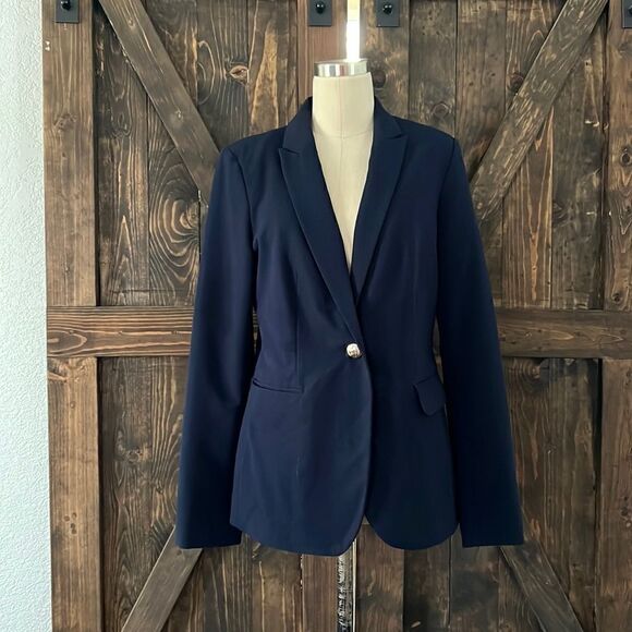 Tommy Hilfiger Blazer Business Jacket with Flattering Fit and Single-Button Sz-8 - Picture 4 of 15